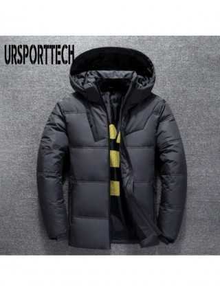 New High Quality White Duck Thick Down Jacket Men Coat Snow