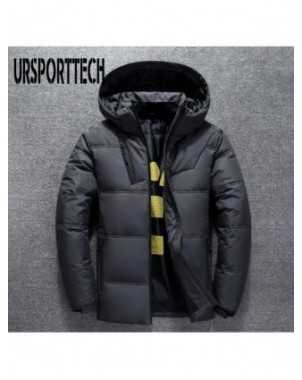 New High Quality White Duck Thick Down Jacket Men Coat Snow