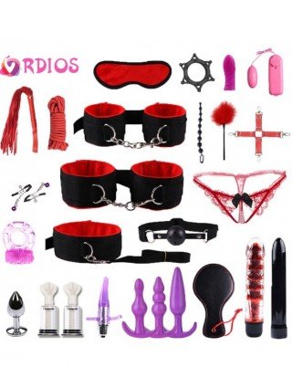 BDSM-Rinkiniai-Sekso produktai Erotiniai žaislai suaugusiesiems Dildo Vibrator Butt Anal Plug