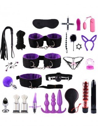 BDSM-Rinkiniai-Sekso produktai Erotiniai žaislai suaugusiesiems Dildo Vibrator Butt Anal Plug