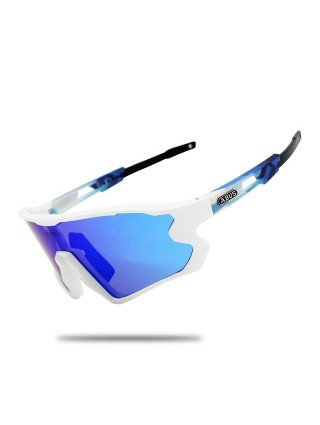 Priedai-Akiniai-5 objektyvo UV400 dviračių akiniai nuo saulės TR90 Sporto dviračių akiniai MTB
