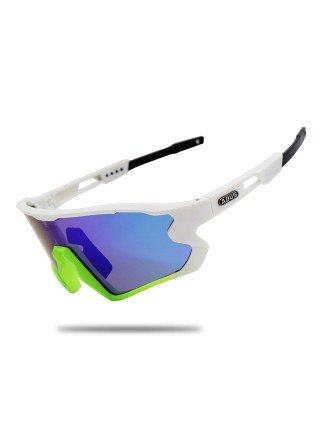 Priedai-Akiniai-5 objektyvo UV400 dviračių akiniai nuo saulės TR90 Sporto dviračių akiniai MTB