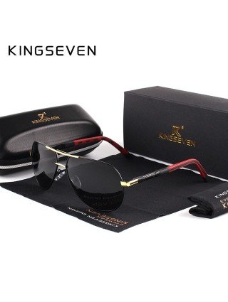 Accessories-Glasses-Men Vintage Aluminum Polarized Sunglasses