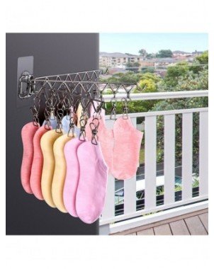 Furniture-Home Furniture-Laundry Hanger Dryer Wall Mounted Bras