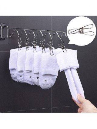 Furniture-Home Furniture-Laundry Hanger Dryer Wall Mounted Bras