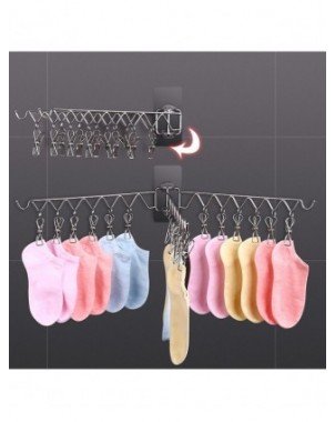 Furniture-Home Furniture-Laundry Hanger Dryer Wall Mounted Bras