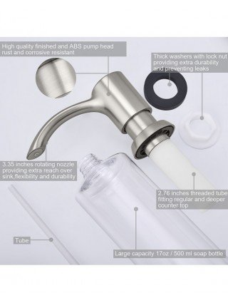 Household Items-Bath and WC items-Samodra Nickel Soap dispenser