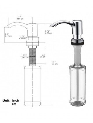 Household Items-Bath and WC items-Samodra Nickel Soap dispenser