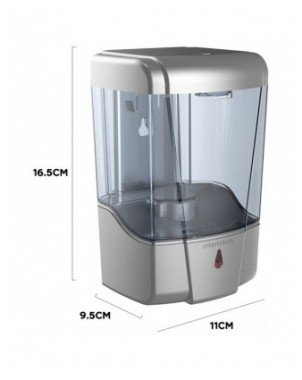 Namų apyvokos daiktai-Vonios ir WC reikmenys-800ML sieninis rankų sterilizatorius "Touchless"