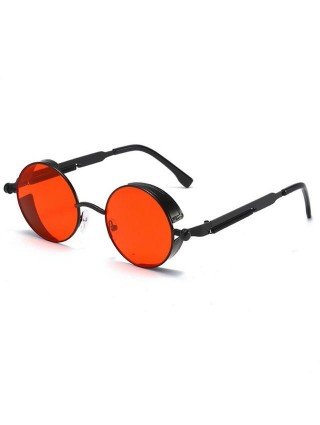 Accessories-Glasses-Punk Sunglasses Fashion Round Frame Glasses