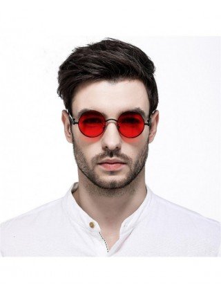 Accessories-Glasses-Punk Sunglasses Fashion Round Frame Glasses