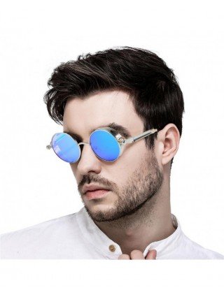 Accessories-Glasses-Punk Sunglasses Fashion Round Frame Glasses