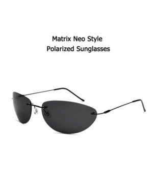 Priedai-Akiniai-Cool Matrica Neo stiliaus poliarizuoti akiniai nuo saulės Ultralight Rimless