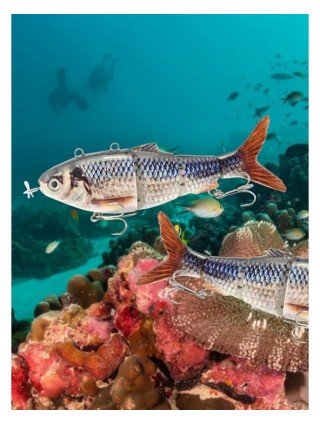 Fishing-Fishing Lures-Robotic Fishing Lure Electric Wobbler For