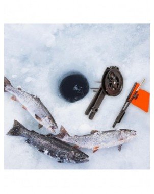 Fishing-Fishing Reels-Winter Ice Fishing Rod Tip With Flag