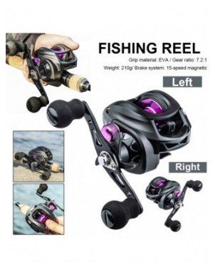 Fishing-Fishing Reels-Baitcasting Reel 7.2:1 High Speed 8KG Max