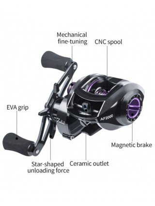 Fishing-Fishing Reels-Baitcasting Reel 7.2:1 High Speed 8KG Max