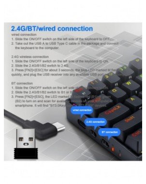 Components & Peripherals-Keyboards-REDRAGON Draconic Pro K530