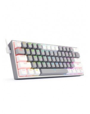 Komponentai ir išoriniai įrenginiai-Klaviatūros-REDRAGON Fizz K617 RGB USB mini mechaninė