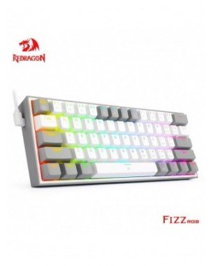 Komponentai ir išoriniai įrenginiai-Klaviatūros-REDRAGON Fizz K617 RGB USB mini mechaninė