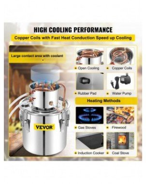 Home Improvement-Kitchen Fixtures-50L Moonshine Still Alcohol