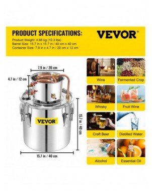 Home Improvement-Kitchen Fixtures-50L Moonshine Still Alcohol