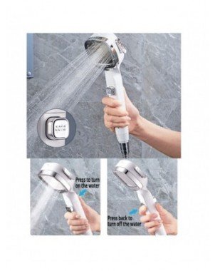 Household Items-Bath and WC items-New High Pressure Shower Head