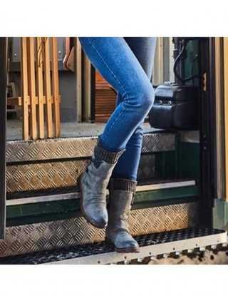 Women's Shoes-Boots-2020 Warm Suede Boots Women Autumn Winter