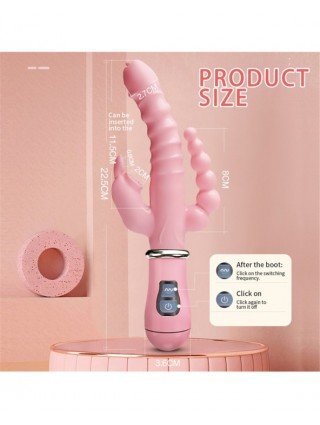 Vibratoriai, Dildo-Dvigubi – klitoriniai-Suaugusiųjų žaislai Dildo Vibratorius Sekso žaislas
