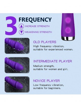 Vibratoriai, Dildo-Dvigubi – klitoriniai-30 Modes Vibrator For