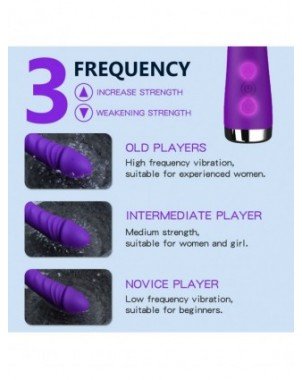 Vibratoriai, Dildo-Dvigubi – klitoriniai-30 Modes Vibrator For