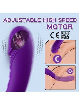 Vibratoriai, Dildo-Dvigubi – klitoriniai-30 Modes Vibrator For