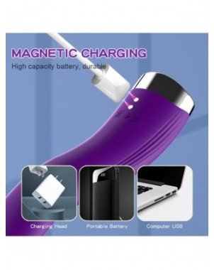 Vibratoriai, Dildo-Dvigubi – klitoriniai-30 Modes Vibrator For