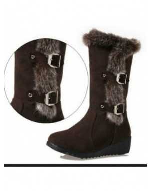 Women's Shoes-Boots-New Winter Women Boots Casual Warm Fur