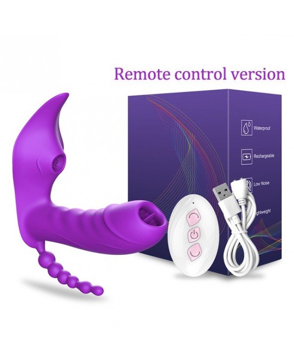 Vibratoriai, Dildo-Įvairūs-Belaidis nuotolinio valdymo pultas Clit Sucker Vibratorius Moteriška
