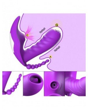 Vibratoriai, Dildo-Įvairūs-Belaidis nuotolinio valdymo pultas Clit Sucker Vibratorius Moteriška