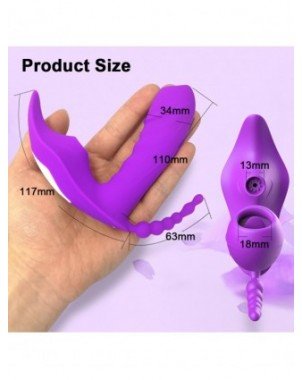 Vibratoriai, Dildo-Įvairūs-Belaidis nuotolinio valdymo pultas Clit Sucker Vibratorius Moteriška