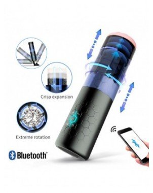 Masturbaciniai, Pompos-Mechaniniai - elektroniniai-„Bluetooth“ valdymas vyriškas masturbatorius