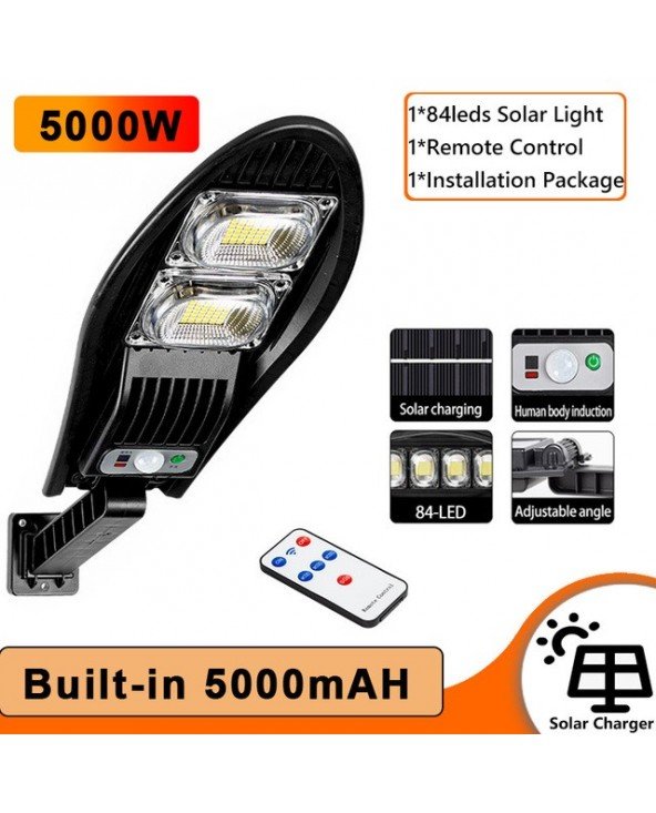 Lauko apšvietimas-Saulės lempos-10000W patobulintas 168LED saulės gatvių apšvietimas, vandeniui Lauko apšvietimas-Saulės lempos-10000W patobulintas 168LED saulės gatvių apšvietimas, vandeniui