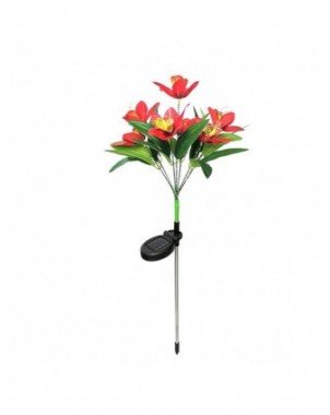 Outdoor Lighting-Solar Lamps-Solar Light LED Orchid Rose Lawn