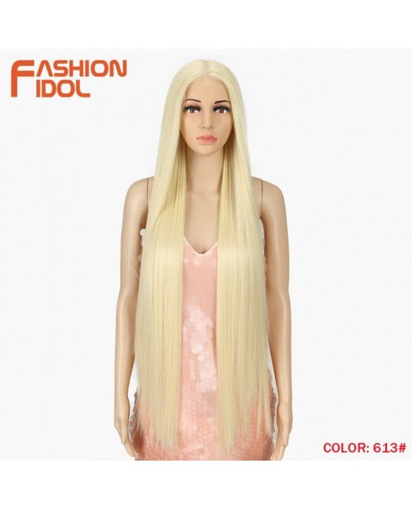 Synthetic Hair-Synthetic Lace Wigs-38 inch Long Straight Wig Synthetic Hair-Synthetic Lace Wigs-38 inch Long Straight Wig