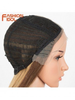 Synthetic Hair-Synthetic Lace Wigs-38 inch Long Straight Wig
