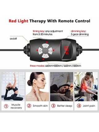 Health Care-Massage & Relaxation-LED Red Infrared Light Therapy
