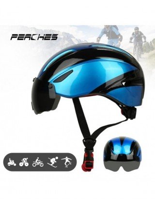 Cycling-Bicycle Helmets-Magnetic Goggles Helmet Men's And