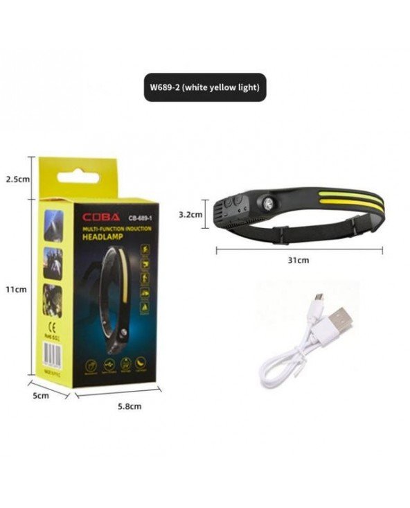 LED apšvietimas-LED prožektoriai-Naujas COB Led priekinis žibintas lauko dviračių žibintas USB LED apšvietimas-LED prožektoriai-Naujas COB Led priekinis žibintas lauko dviračių žibintas USB