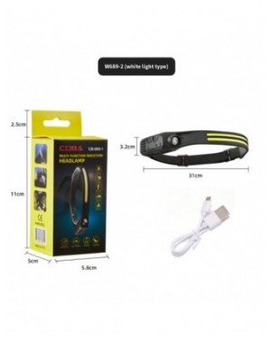 LED apšvietimas-LED prožektoriai-Naujas COB Led priekinis žibintas lauko dviračių žibintas USB