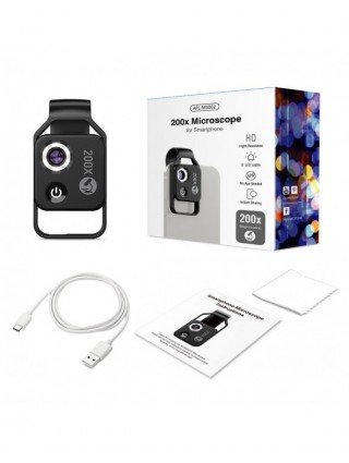 Featured Accessories-Lenses-APEXEL 200X Phone Camera Microscope