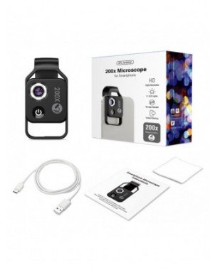 Featured Accessories-Lenses-APEXEL 200X Phone Camera Microscope