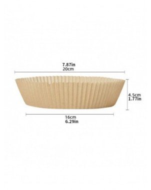 Virtuvė-Kepiniai-50PCS oro keptuvė Specialus popierius Silikoninis aliejaus popierius