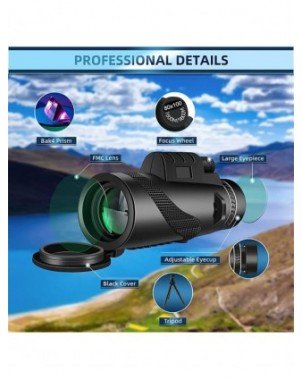 Featured Accessories-Lenses-APEXEL High Power 80X100 Monocular